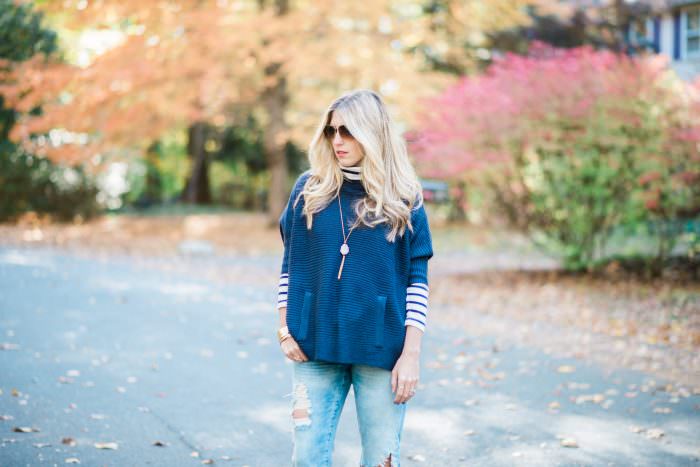 layered turtleneck