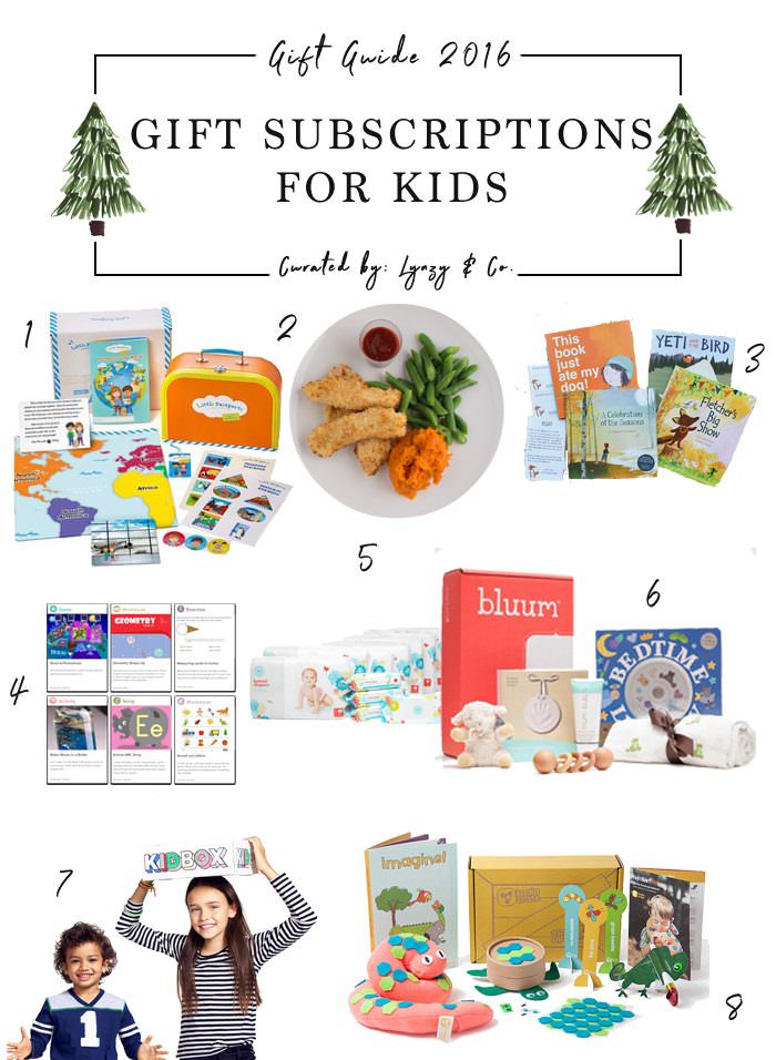 Holiday Gift Guide // Best Subscriptions for Kids
