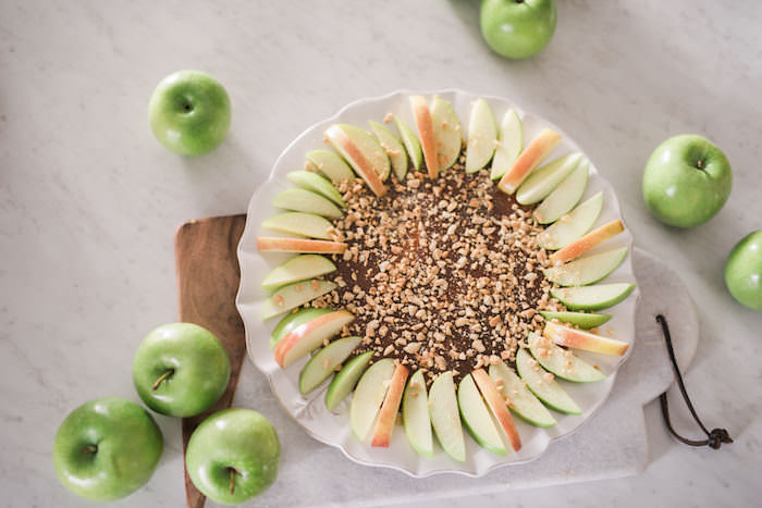 Caramel Cream Cheese Apple Dip