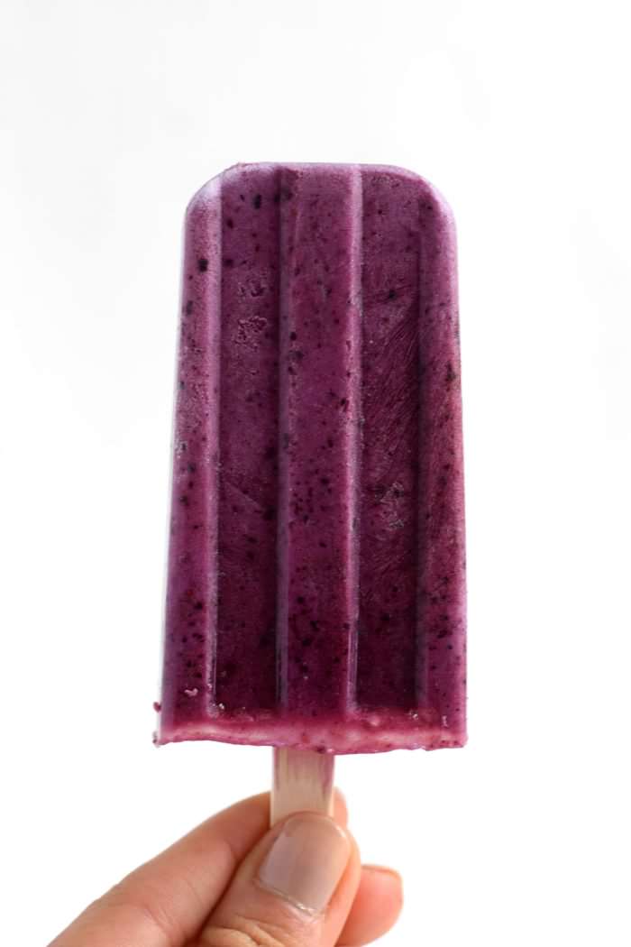 healthy blueberry vanilla yogurt popsicles lynzy co