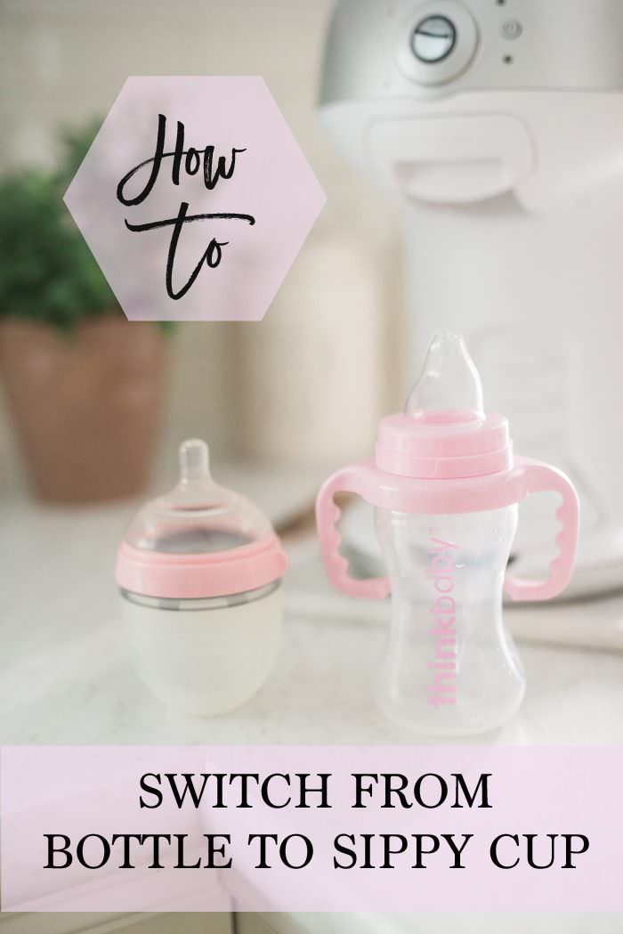 going from bottle to sippy cup