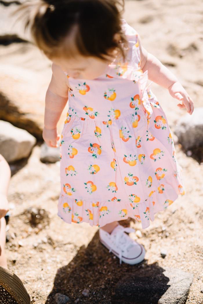This life and style motherhood blogger is talking about the Best of Kids Fashion for Spring with these beach images taken of her two little ladies!