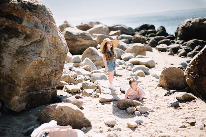 This life and style motherhood blogger is talking about the Best of Kids Fashion for Spring with these beach images taken of her two little ladies!