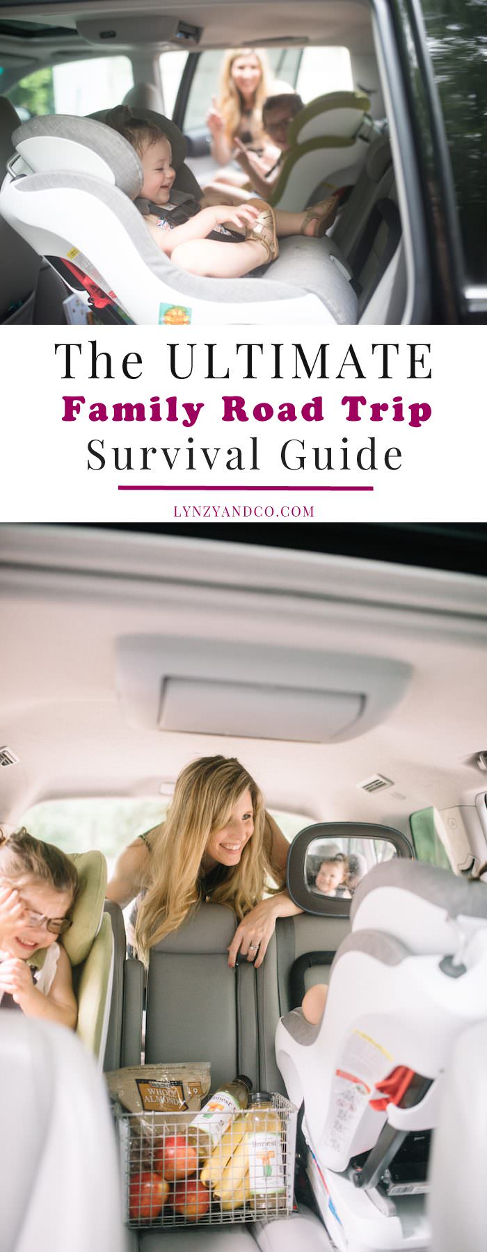 Traveling with your kids soon?! Here is the Ultimate Family Road Trip Survival Guide! Everything you need to know about traveling in the car with kids and what you need to bring!