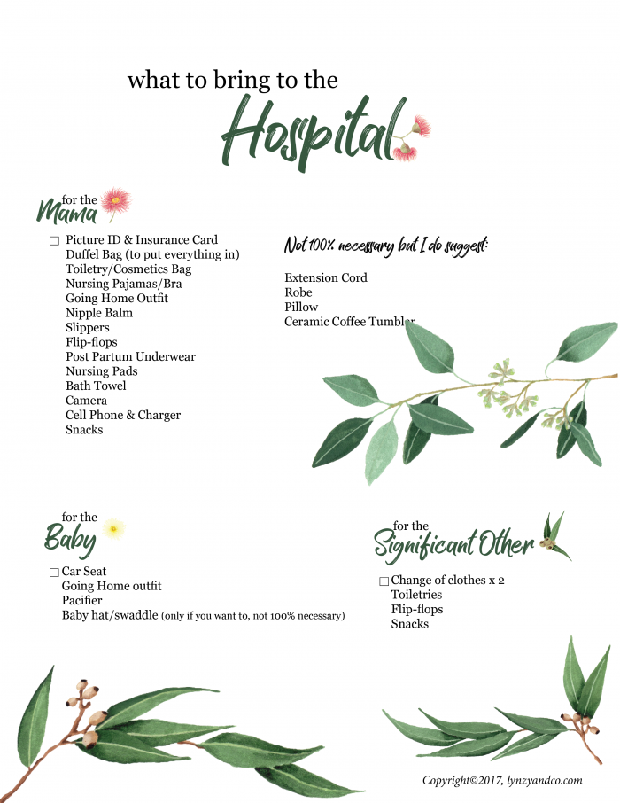 packing your hospital bag here s what you really need lynzy co